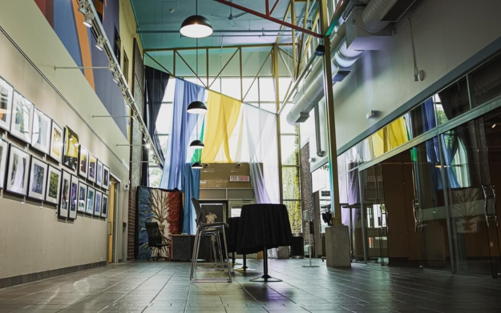 The entrance to the Dieppe Arts and Culture Centre